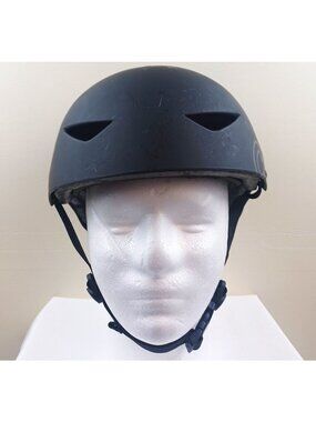 Mongoose Black Bicycle Skate Helmet With Skull Graphics Ventilation & Adjustable